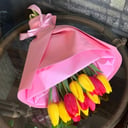 Букет «15 Красно-Жёлтых тюльпанов»