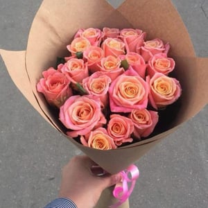 Букет «Мисс Пигги» из роз