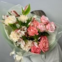 Весеннее солнце букет из роз