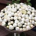 Букет «101 Белоснежный пион»