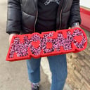 Коробка с цветами «Люблю» из гипсофил