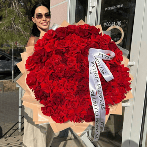 51 французская роза букет гигант