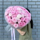 Букет Малина из хризантем