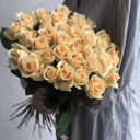 Букет из 35 роз Пич Аваланж