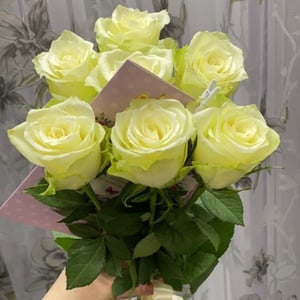 Букет «Белый танец» из роз