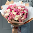 Букет «Бульвар цветов» из роз