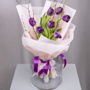 Букет из тюльпанов "Сумерки Прованса"