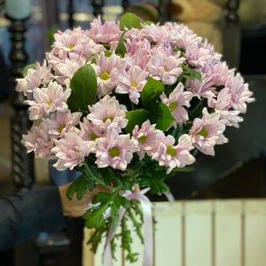 Букет «Душенька» из хризантем