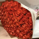 Букет «101 Коралловая Роза»