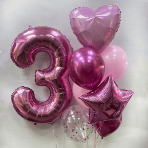 Набор шаров 137 - с цифрой 3