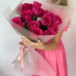 Моно букет розовых роз