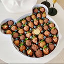 Клубника в шоколаде «Набор мишки Шоколад с голубикой»