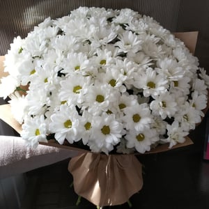 Букет «Зефирка» из хризантем