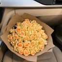 Букет из 51 желтых роз 60 см