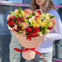 Букет «Цветочная поэзия» из альстромерий