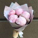 Букет «5 пионов Сара Бернар»