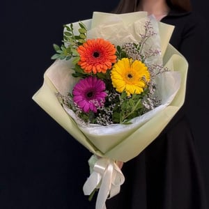 Букет комплимент из гербер