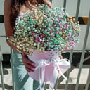 Композиция «Радуга» из гипсофил