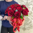 Шляпная коробка с цветами «Заветная мечта» из роз