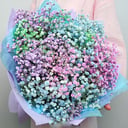 Букет «Радужный» из гипсофил