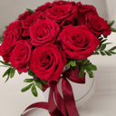 Коробка с цветами «Love'is» из роз