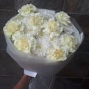 Букет «Дуо 2 хризантемы с диантусами»