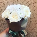 Букет «Рафаэлка» из роз и хризантем