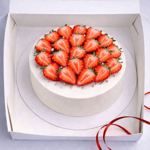 Торт с клбуникой 1.2 кг