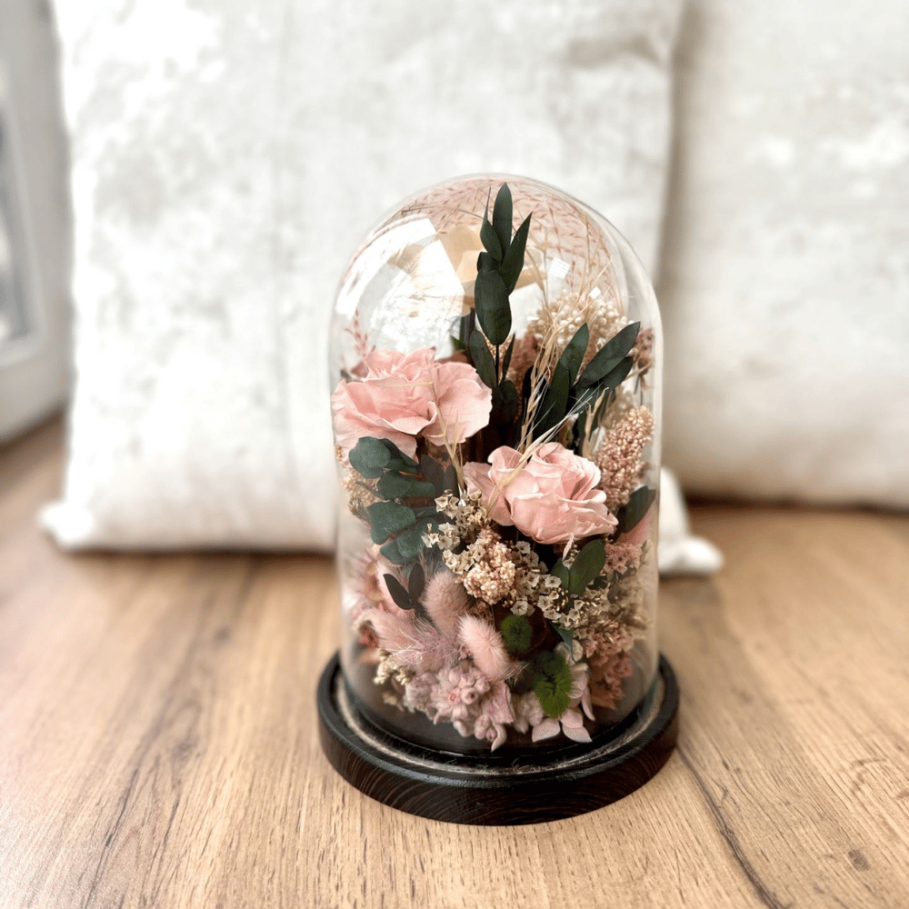 Цветочный мир под стеклом