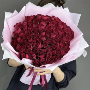 Букет 101 кенийской розы