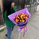 Букет «Шапито» из тюльпанов