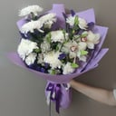 Авторский Букет Орхидеи и Хризанетмы