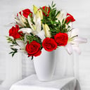 Букет из роз и лилий (экстра)