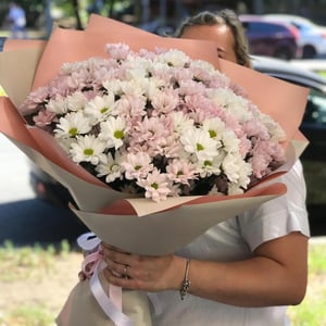 Букет «Для милашки» из хризантем