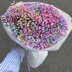 Букет с гипсофилой