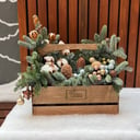 Коробка с цветами «Заснеженный лес»