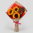 Букет «Вечернее очарование» из подсолнухов