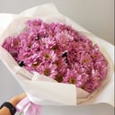 Букет «Хризантема розовая 9шт»