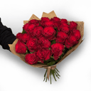 Букет из 25 красных роз