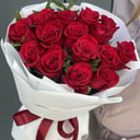 Моно букет из красных роз