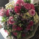 Букет «Мысли о тебе» из роз и гвоздик