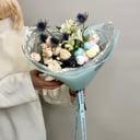 Букет «Tin woodman комплимент пионовидных роз» из альстромерий