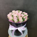 Шляпная коробка с розами Pinki