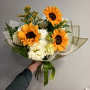 Авторский Букет с подсолнухами