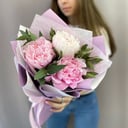 Моно-букет из пионов