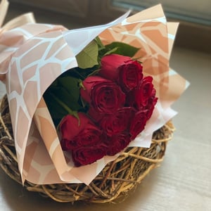 Букет «Буря чувств» из роз