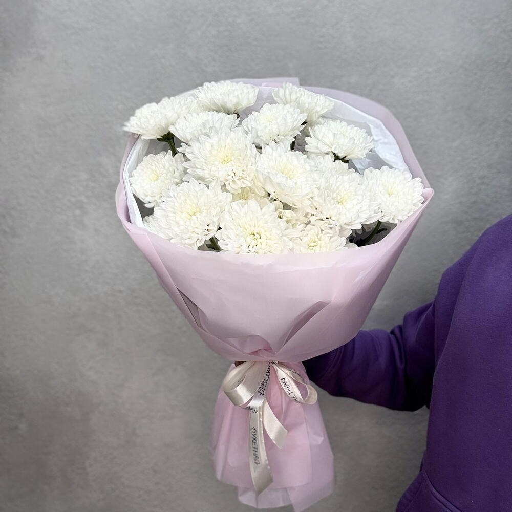 Букет из кустовых хризантем