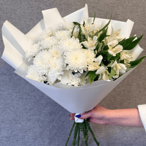 Букет «Комплимент» из хризантем