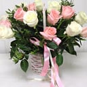 Корзина из роз