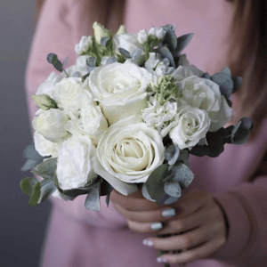 Букет невесты "Лебединая песня"